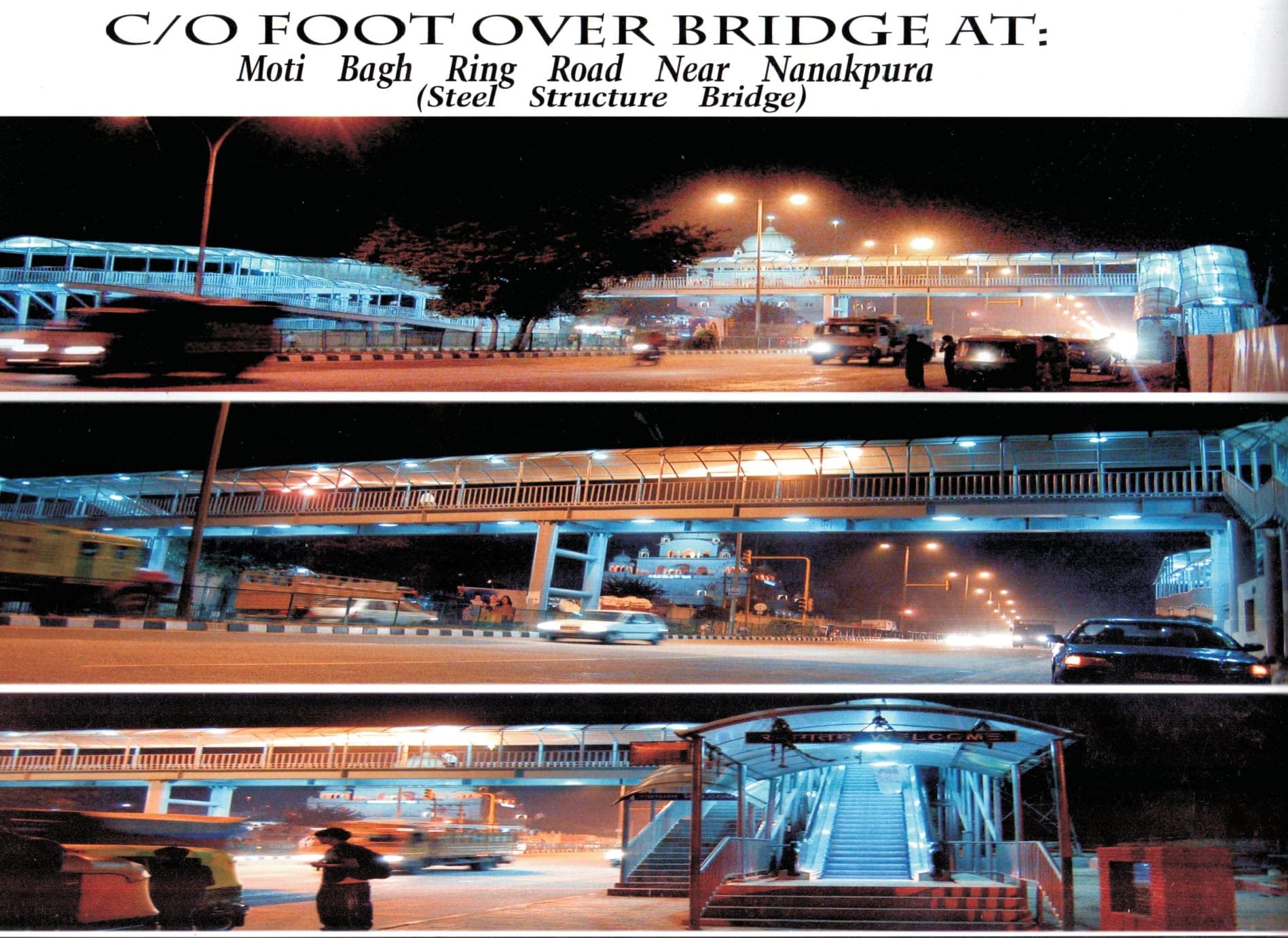 Foot-Over-Bridge — Moti Bagh